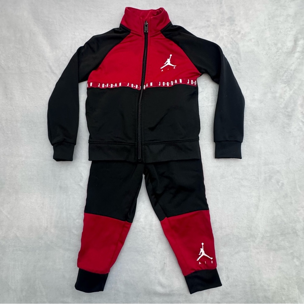 Jordan Red and Black Apparel